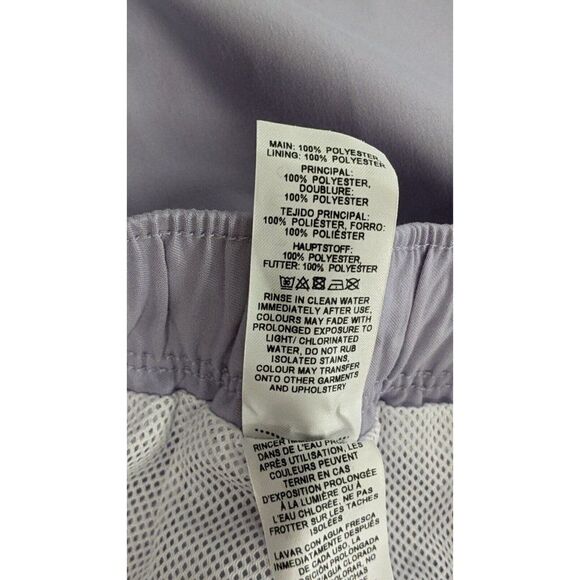 Asos Design Mens Size 2XS Purple Polyester Mesh Drawstring Waistband Swim Shorts - Picture 6 of 6